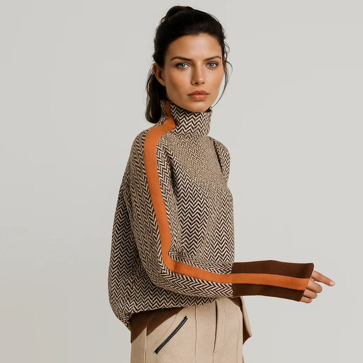 High-Neck Pullover